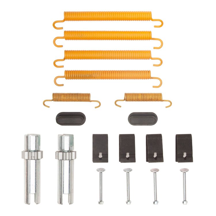 370-40022 Drum Brake Hardware Kit, 2007-2018 Mopar, Position: Parking