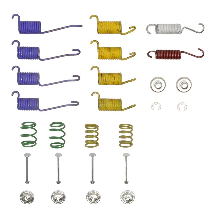 370-45000 Drum Brake Hardware Kit, 1982-1992 GM, Position: Rear