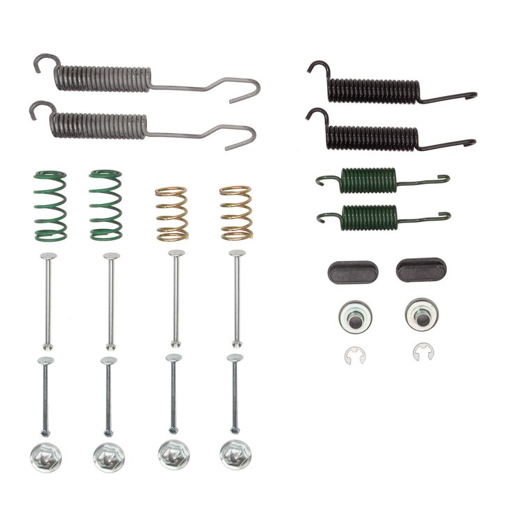 370-47033 Drum Brake Hardware Kit, 1960-1975 GM, Position: Front,Rear