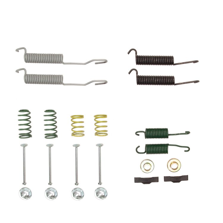 370-47035 Drum Brake Hardware Kit, 1975-2002 GM, Position: Rear