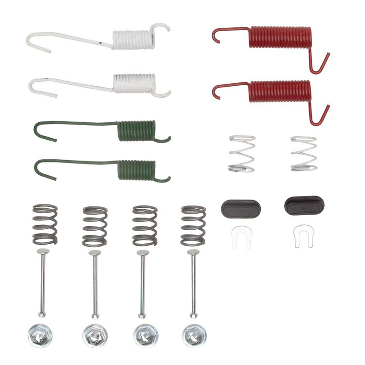 370-54015 Drum Brake Hardware Kit, 1971-1994 Ford/Lincoln/Mercury/Mazda, Position: Rear