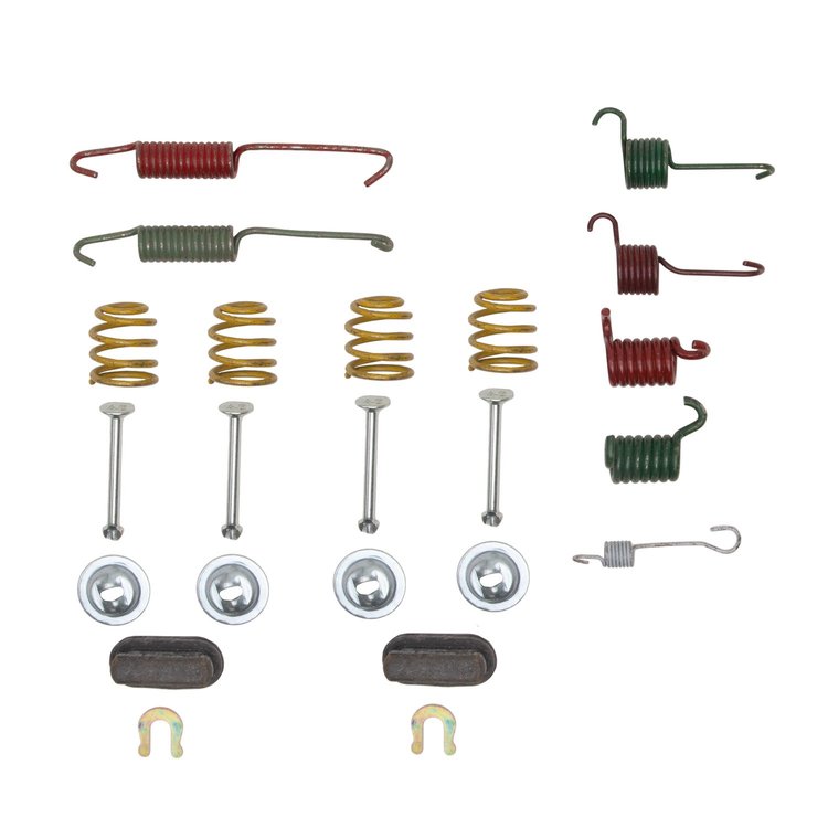 370-54017 Drum Brake Hardware Kit, 1981-1990 Ford/Lincoln/Mercury/Mazda, Position: Rear