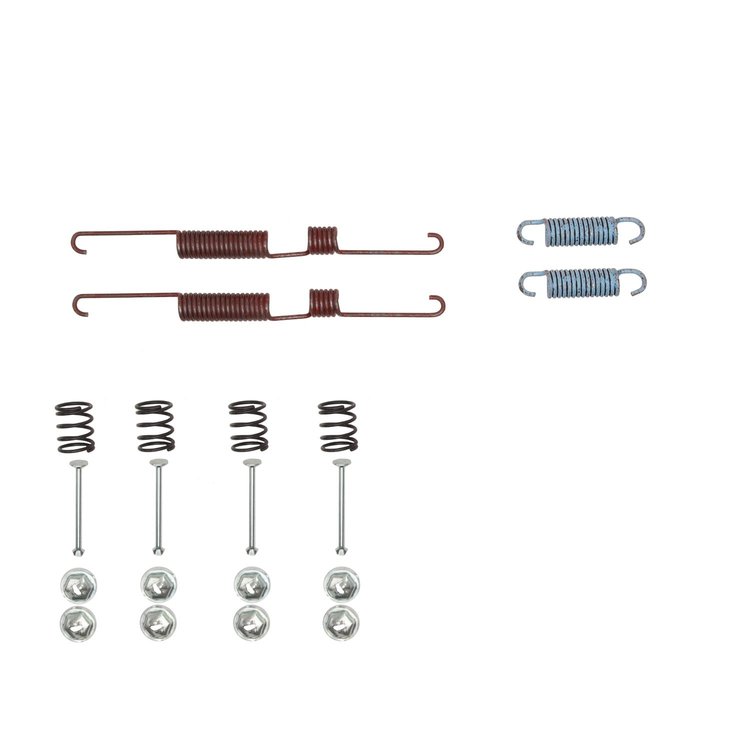 370-56001 Drum Brake Hardware Kit, 1987-1989 Ford/Lincoln/Mercury/Mazda, Position: Rear