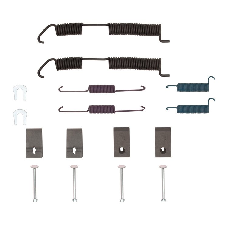 370-80002 Drum Brake Hardware Kit, 1986-1993 Ford/Lincoln/Mercury/Mazda, Position: Rear