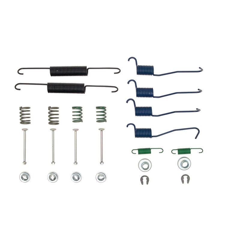 370-80005 Drum Brake Hardware Kit, 1990-1993 Ford/Lincoln/Mercury/Mazda, Position: Rear