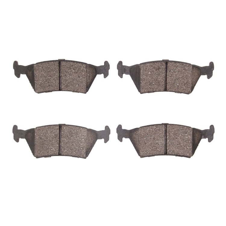 4000-0381-00 Rear 4000 HybriDynamic Brake Pads Fits Select Chrysler, Dodge/Ram, Chrysler, Dodge/Ram