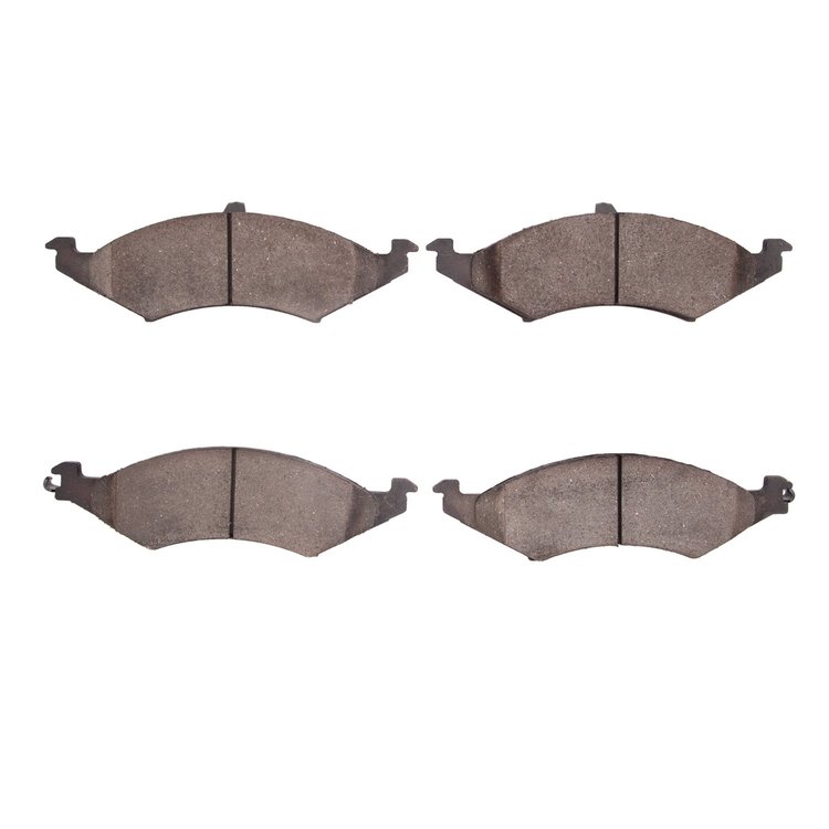 4000-0421-00 Front 4000 HybriDynamic Brake Pads 1986-1993 Ford, Mercury Taurus Sho, Taurus Except Sho, Sable