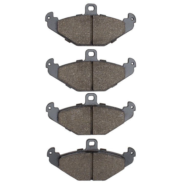 4000-0491-10 Rear 4000 HybriDynamic Brake Pads Fits Select Lotus, Tesla, Lotus, Tesla