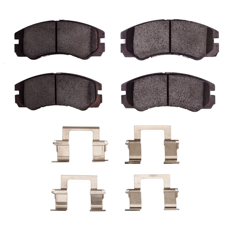 3000-Series Ceramic Brake Pads & Hardware Kit, 1992-2002 Multiple Makes/Models, Position: Front