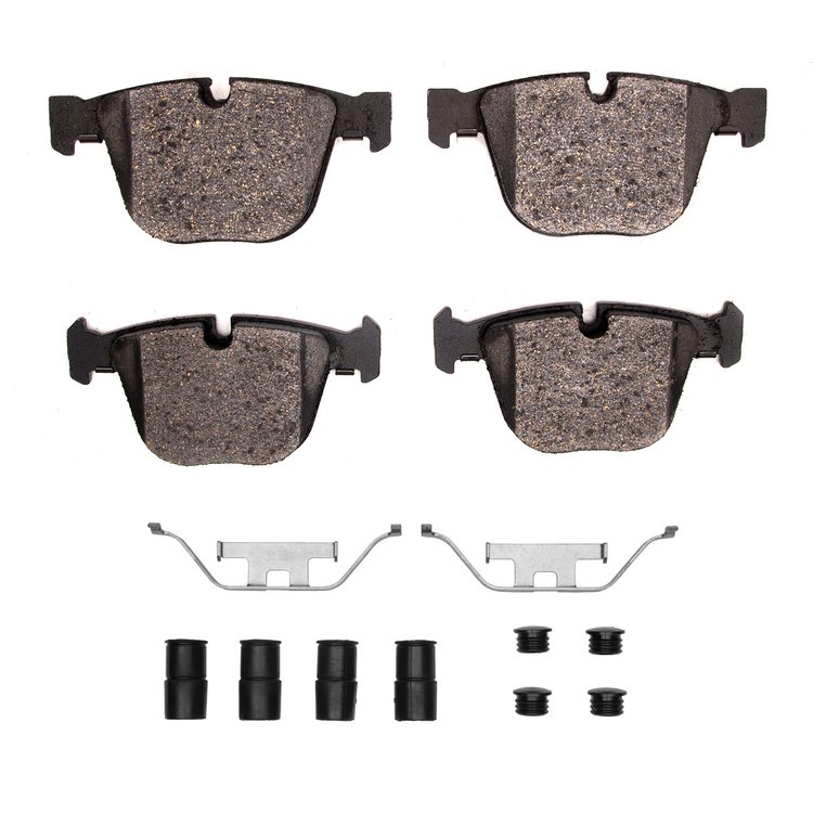 3000-Series Ceramic Brake Pads & Hardware Kit, 2002-2013 Multiple Makes/Models, Position: Rear