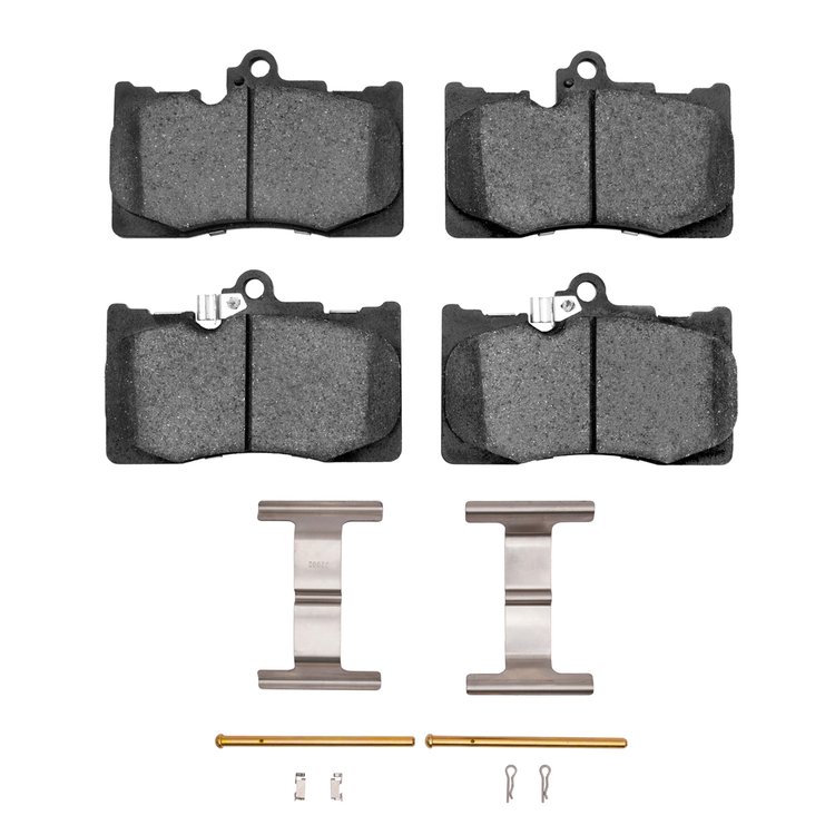 3000-Series Ceramic Brake Pads & Hardware Kit, Fits Select Lexus/Toyota/Scion, Position: Front