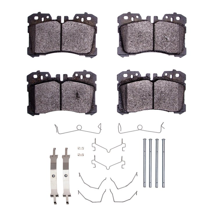 3000-Series Ceramic Brake Pads & Hardware Kit, Fits Select Lexus/Toyota/Scion, Position: Front