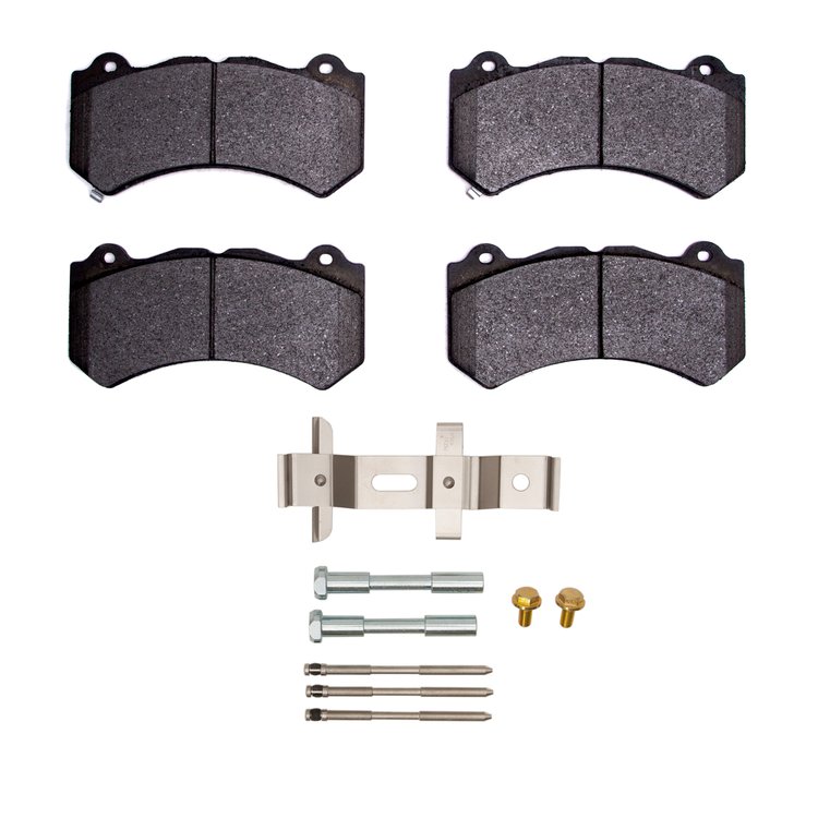 3000-Series Ceramic Brake Pads & Hardware Kit, Fits Select Multiple Makes/Models, Position: Front