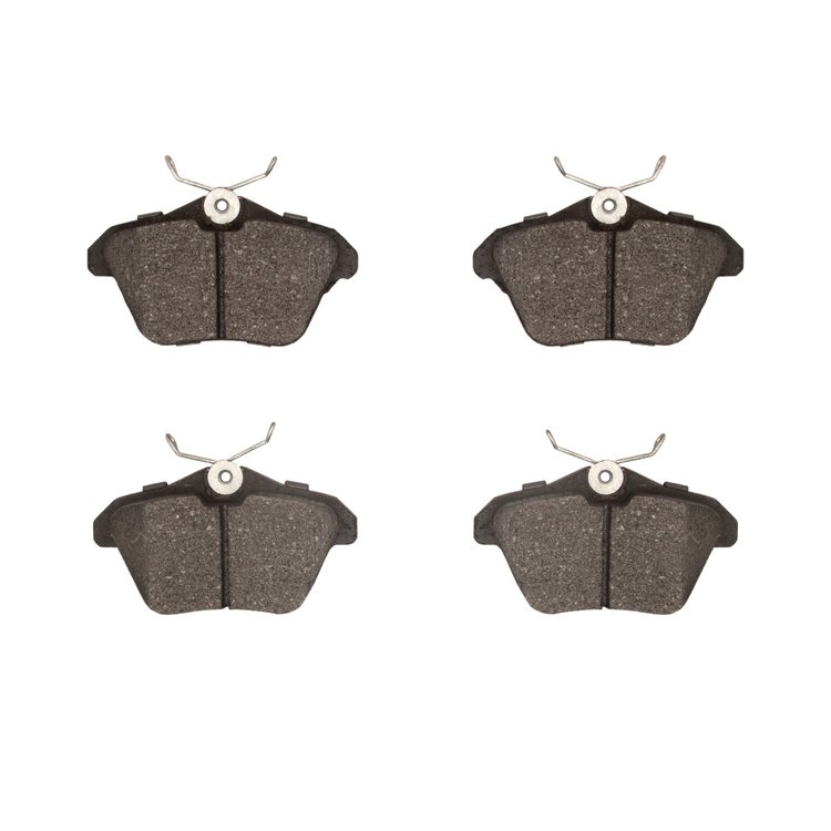 3000-Series Semi-Metallic Brake Pads & Hardware Kit, 1998-2004 Alfa Romeo, Position: Rear