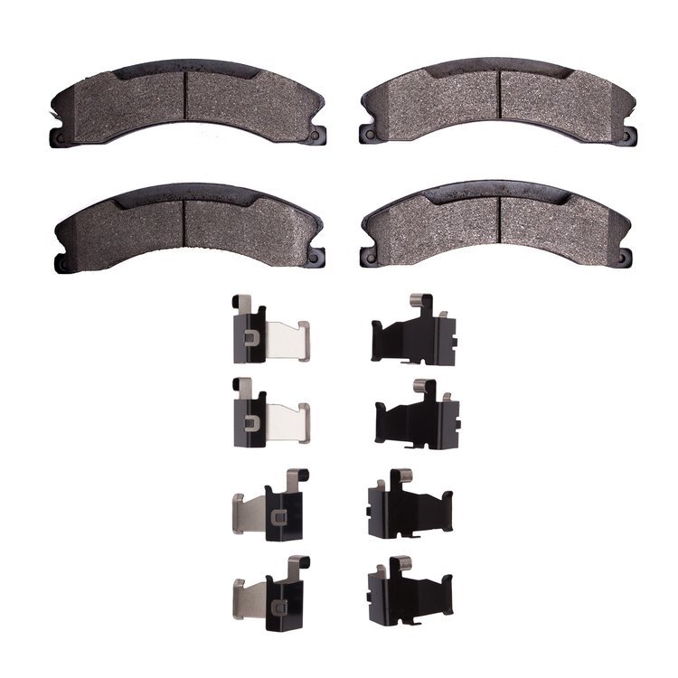 3000-Series Ceramic Brake Pads & Hardware Kit, Fits Select Multiple Makes/Models, Position: Fr,Front,Rear,Rr