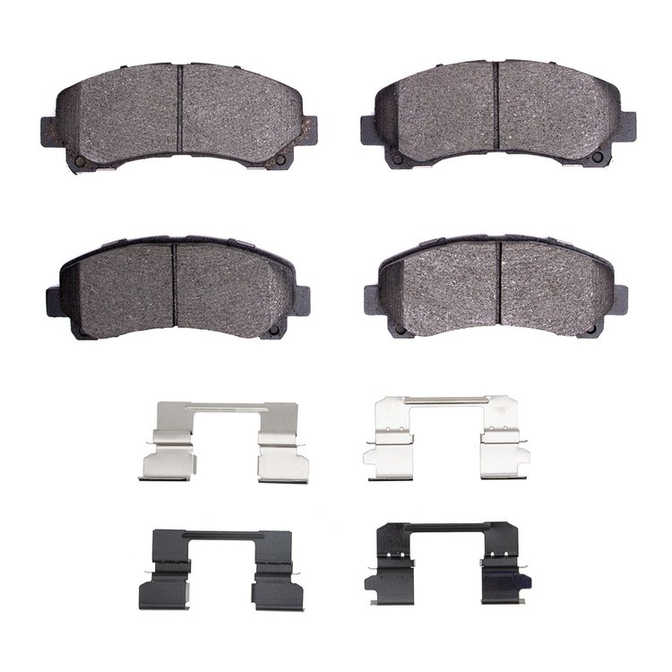 3000-Series Ceramic Brake Pads & Hardware Kit, 2012-2017 GM, Position: Front