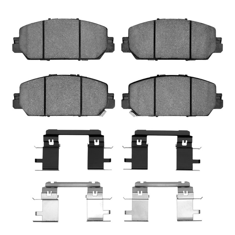 3000-Series Ceramic Brake Pads & Hardware Kit, Fits Select Acura/Honda, Position: Front