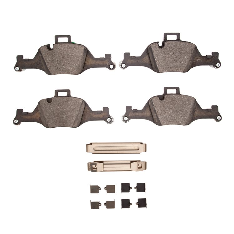 3000-Series Ceramic Brake Pads & Hardware Kit, Fits Select BMW, Position: Front