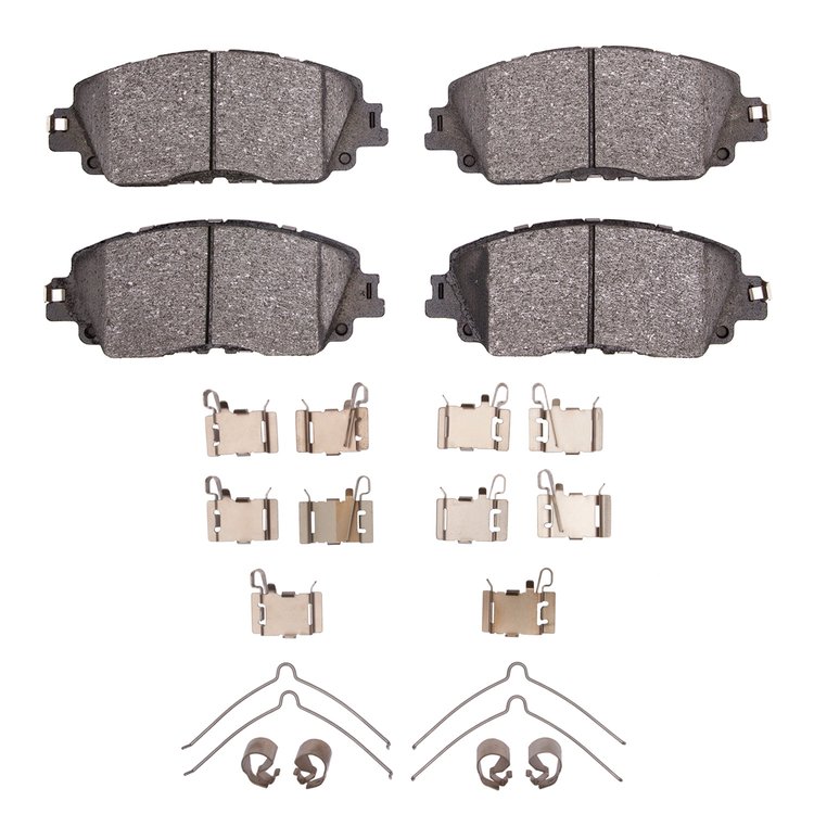 3000-Series Ceramic Brake Pads & Hardware Kit, Fits Select Lexus/Toyota/Scion, Position: Front