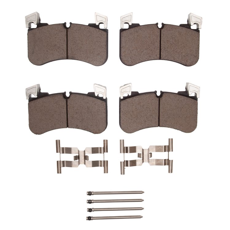 3000-Series Ceramic Brake Pads & Hardware Kit, Fits Select Land Rover, Position: Front