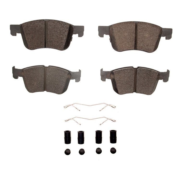 3000-Series Ceramic Brake Pads & Hardware Kit, Fits Select Ford/Lincoln/Mercury/Mazda, Position: Front