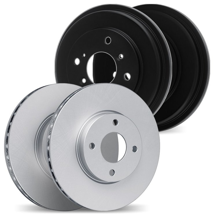 4004-03001 Geospec Brake Rotors & Drum Kit, 2006-2012 Multiple Makes/Models, Position: Front and Rear
