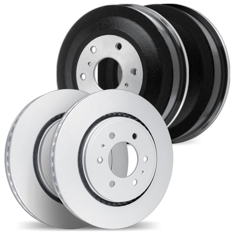 4004-76077 Geospec Brake Rotors & Drum Kit, 1986-1995 Lexus/Toyota/Scion, Position: Front and Rear