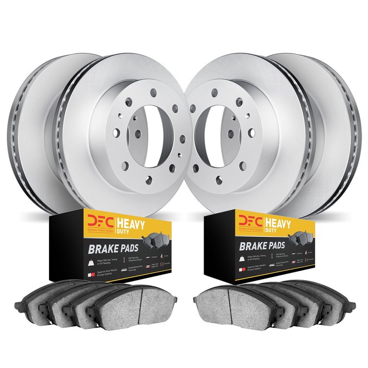 4204-99013 Geospec Brake Rotors w/Heavy-Duty Brake Pads Kit, 1999-2000 Ford/Lincoln/Mercury/Mazda, Position: Front and Rear