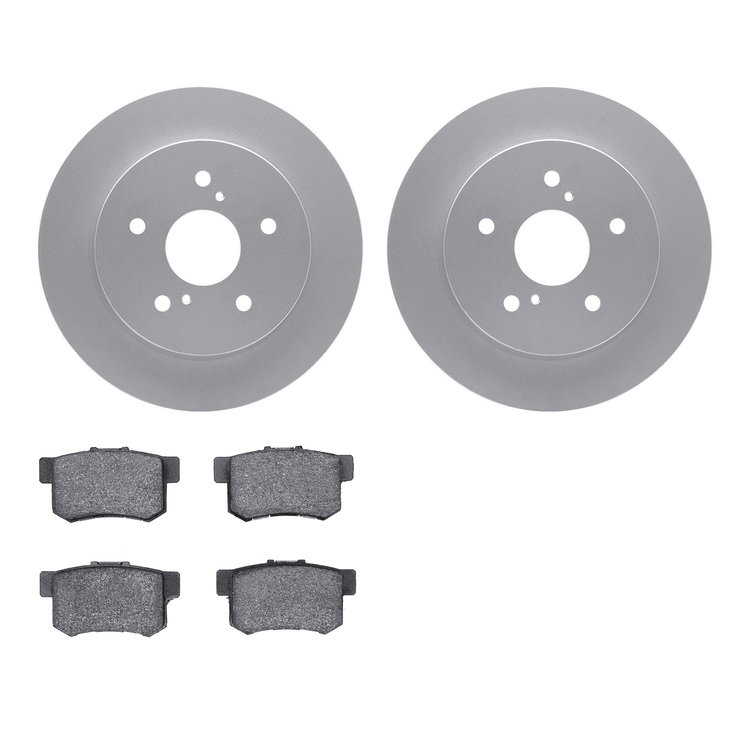 4302-01002 Geospec Brake Rotors with 3000-Series Ceramic Brake Pads Kit, 2010-2013 Suzuki, Position: Rear