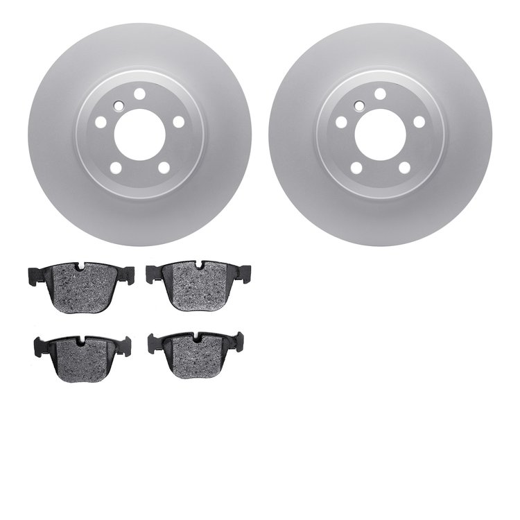 4302-31047 Geospec Brake Rotors with 3000-Series Ceramic Brake Pads Kit, 2007-2019 BMW, Position: Rear