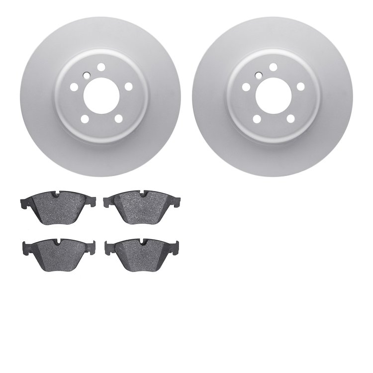 4302-31080 Geospec Brake Rotors with 3000-Series Ceramic Brake Pads Kit, 2011-2019 BMW, Position: Front