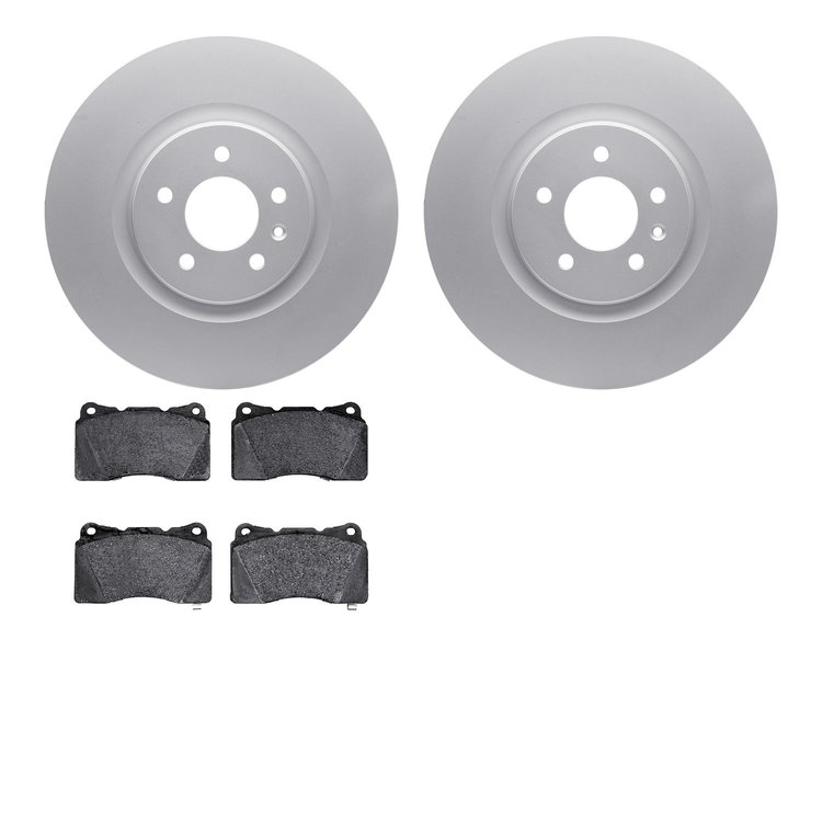 4302-46001 Geospec Brake Rotors with 3000-Series Ceramic Brake Pads Kit, 2018-2020 GM, Position: Front