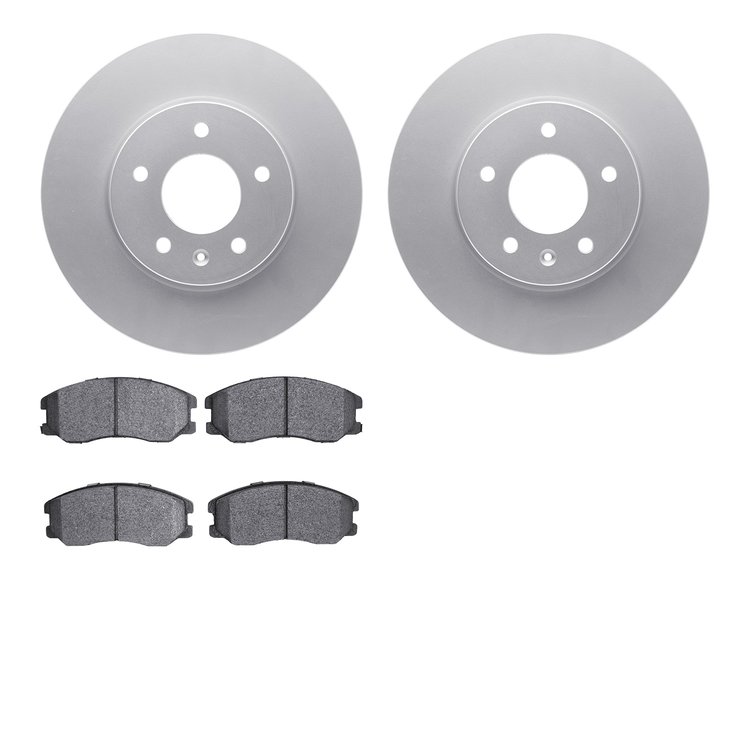 4302-47033 Geospec Brake Rotors with 3000-Series Ceramic Brake Pads Kit, 2007-2015 GM, Position: Front