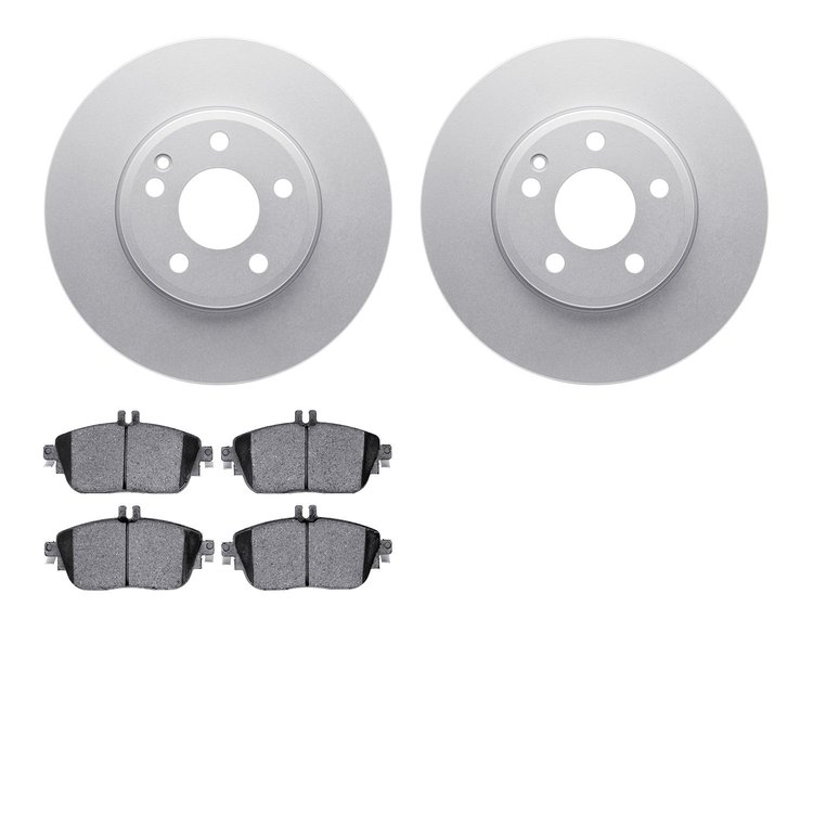 4302-63010 Geospec Brake Rotors with 3000-Series Ceramic Brake Pads Kit, 2012-2017 Mercedes-Benz, Position: Front
