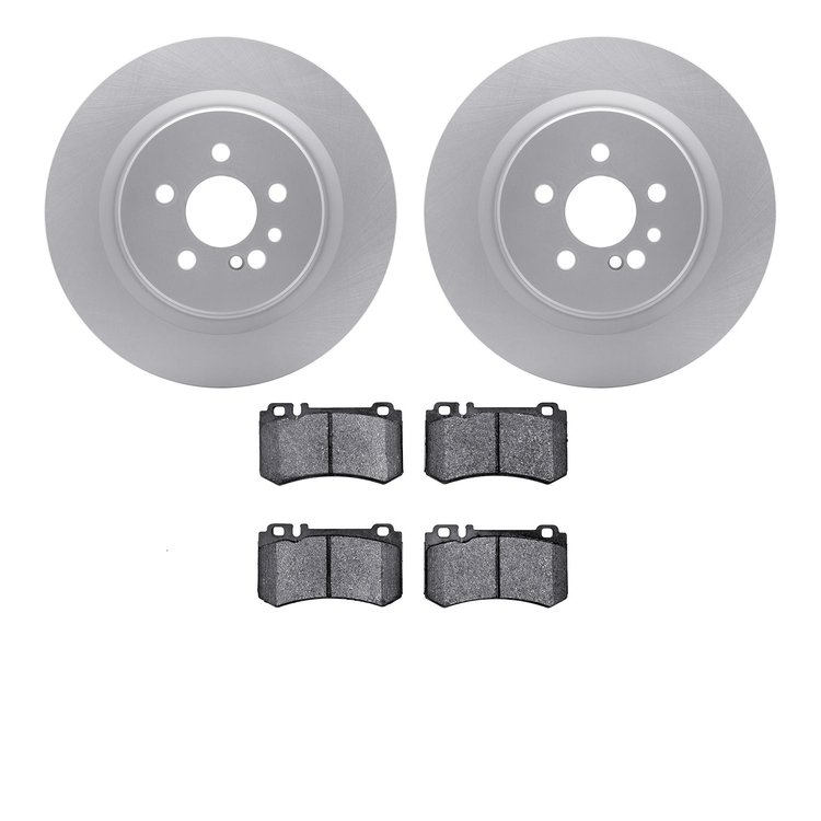4302-63046 Geospec Brake Rotors with 3000-Series Ceramic Brake Pads Kit, 2005-2013 Mercedes-Benz, Position: Rear