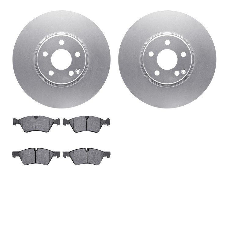 4302-63060 Geospec Brake Rotors with 3000-Series Ceramic Brake Pads Kit, 2006-2009 Mercedes-Benz, Position: Front