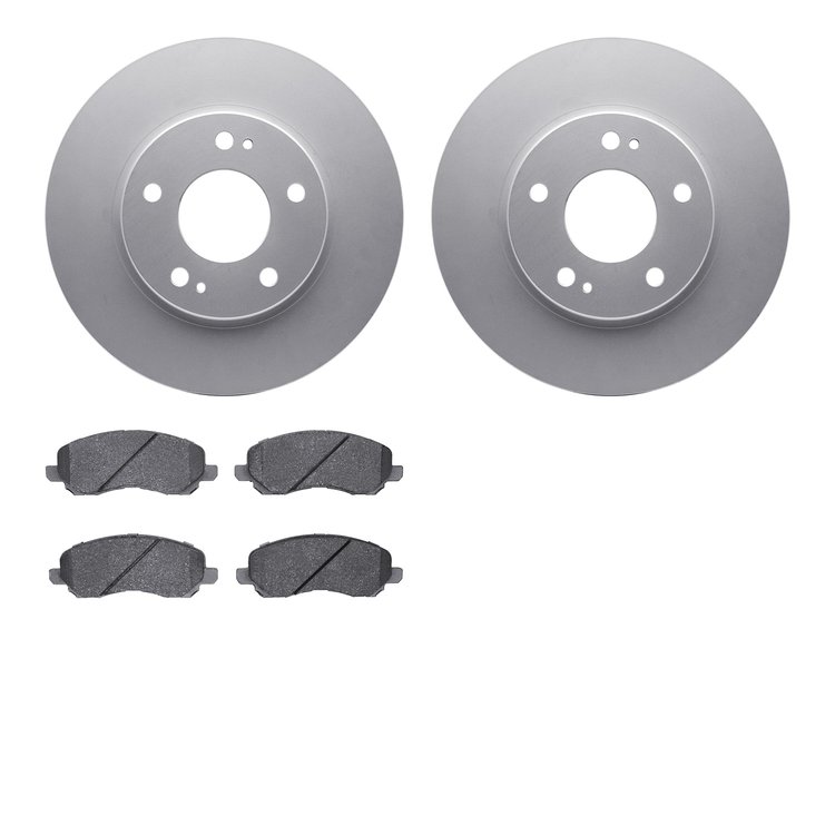 4302-72016 Geospec Brake Rotors with 3000-Series Ceramic Brake Pads Kit, 2000-2012 Multiple Makes/Models, Position: Front
