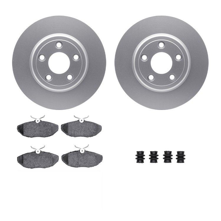 4312-54054 Geospec Brake Rotors with 3000-Series Ceramic Brake Pads & Hardware, 2002-2005 Ford/Lincoln/Mercury/Mazda, Position: 