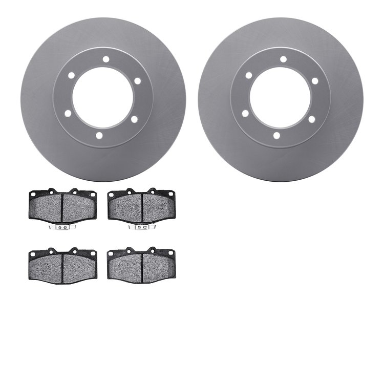 4402-76003 Geospec Brake Rotors with Ultimate-Duty Brake Pads Kit, 1988-1995 Lexus/Toyota/Scion, Position: Front
