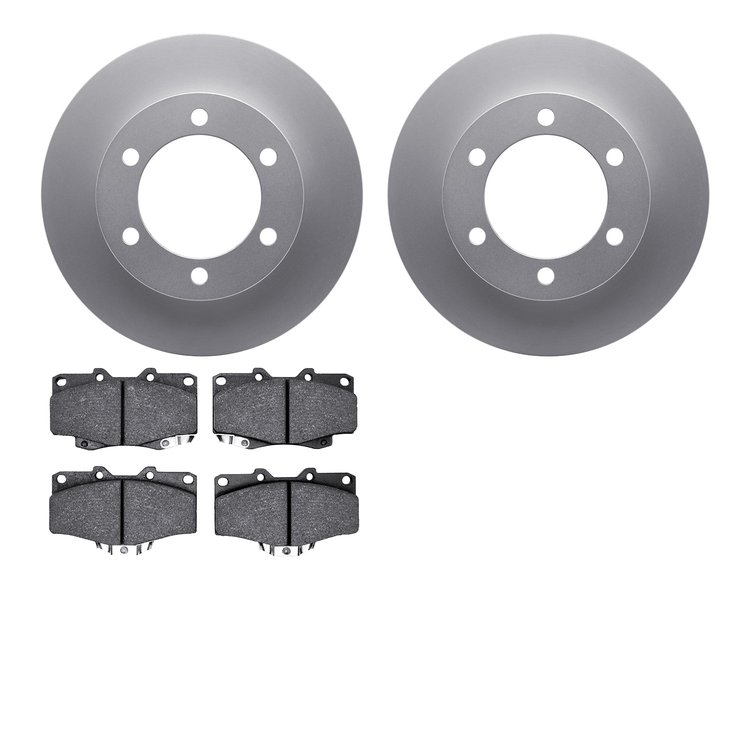 4402-76005 Geospec Brake Rotors with Ultimate-Duty Brake Pads Kit, 1995-2004 Lexus/Toyota/Scion, Position: Front