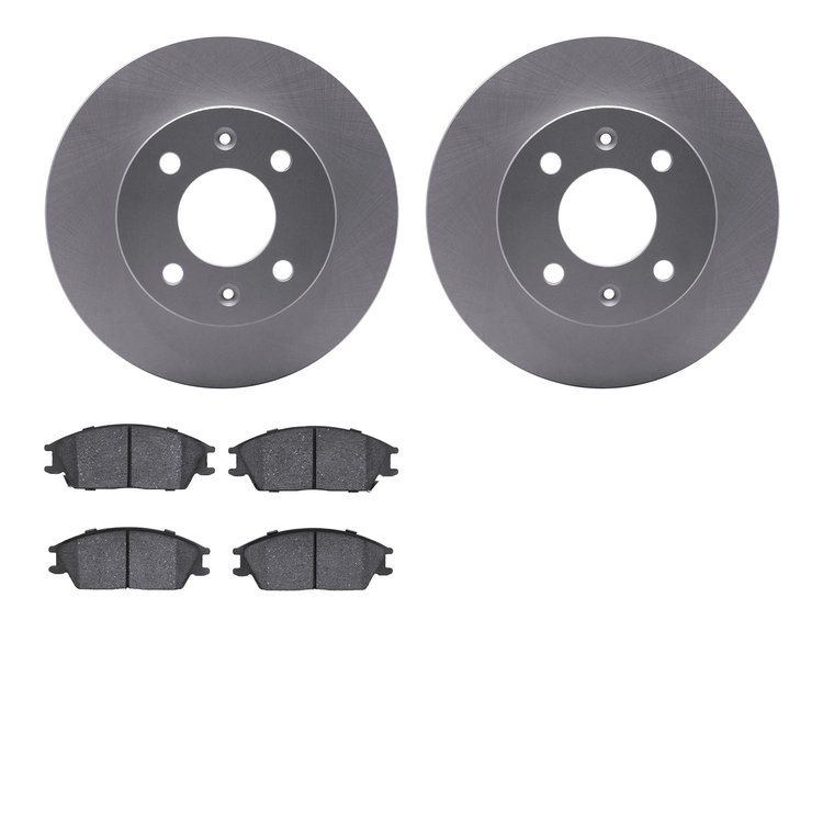 4502-03103 Geospec Brake Rotors w/5000 Advanced Brake Pads Kit, 2003-2006 Multiple Makes/Models, Position: Front