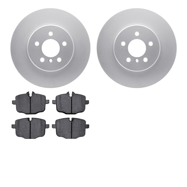 4502-31226 Geospec Brake Rotors w/5000 Advanced Brake Pads Kit, 2015-2015 BMW, Position: Rear