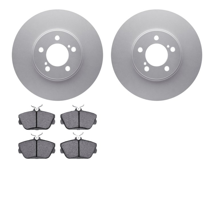 4502-54225 Geospec Brake Rotors w/5000 Advanced Brake Pads Kit, 1996-2007 Ford/Lincoln/Mercury/Mazda, Position: Front