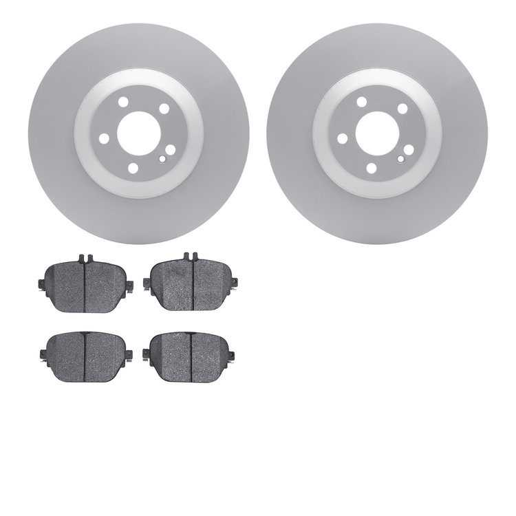 4502-63234 Geospec Brake Rotors w/5000 Advanced Brake Pads Kit, 2017-2017 Mercedes-Benz, Position: Rear