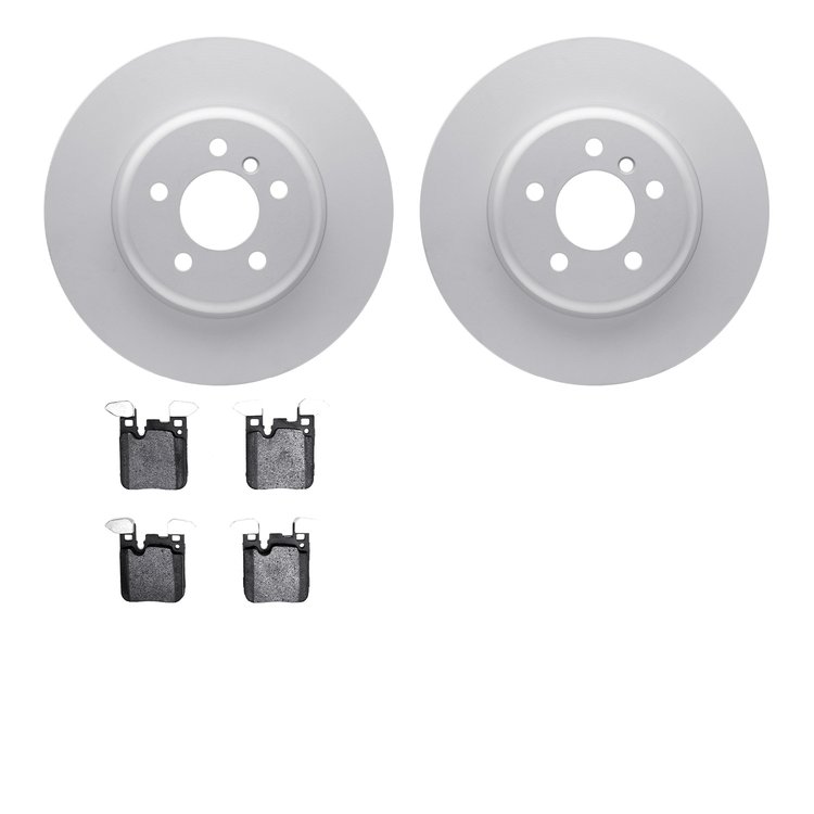 4602-31067 Geospec Brake Rotors w/5000 Euro Ceramic Brake Pads Kit, 2013-2021 BMW, Position: Rear