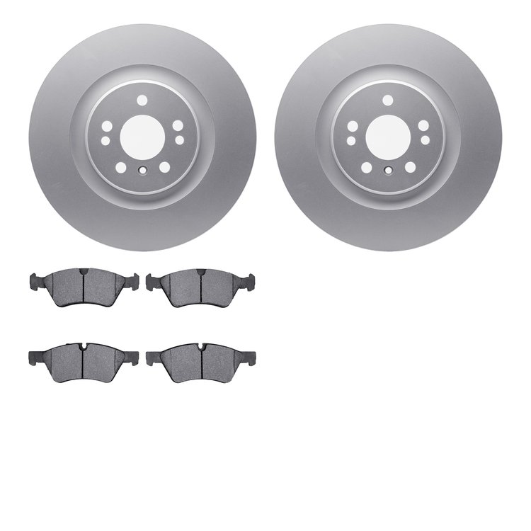 4602-63070 Geospec Brake Rotors w/5000 Euro Ceramic Brake Pads Kit, 2006-2012 Mercedes-Benz, Position: Front
