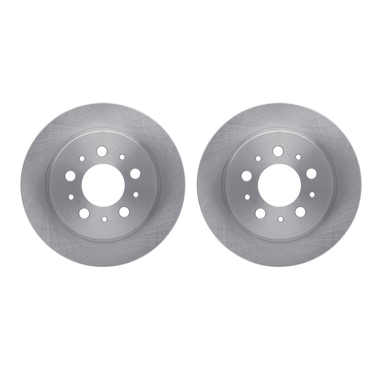 6002-27014 Brake Rotors, 1988-1994 Volvo, Position: Rear