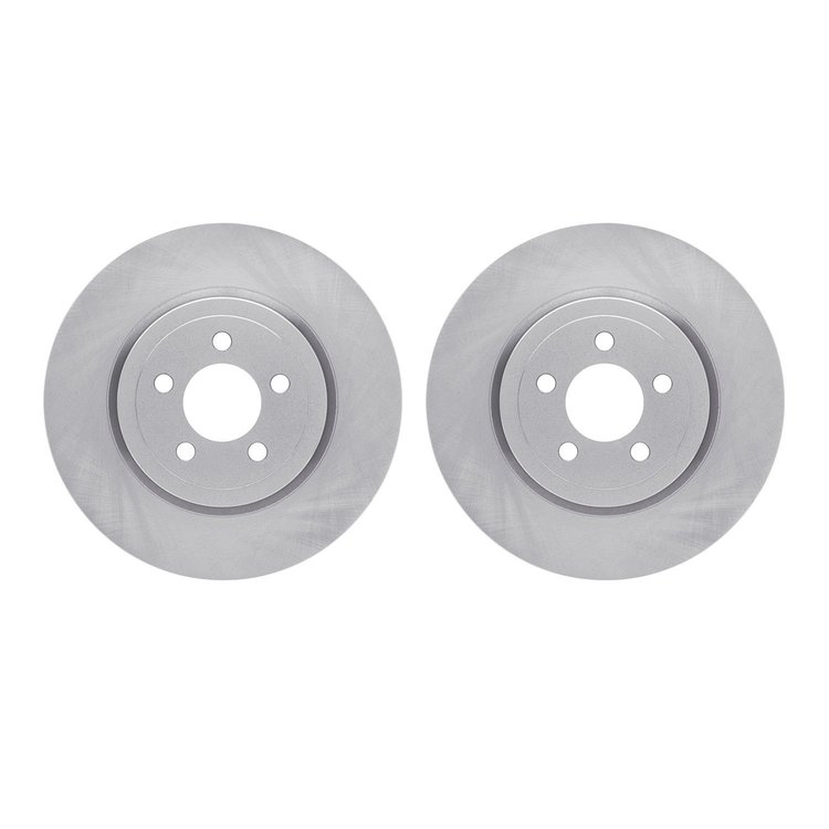 6002-39017 Brake Rotors, Fits Select Mopar, Position: Front