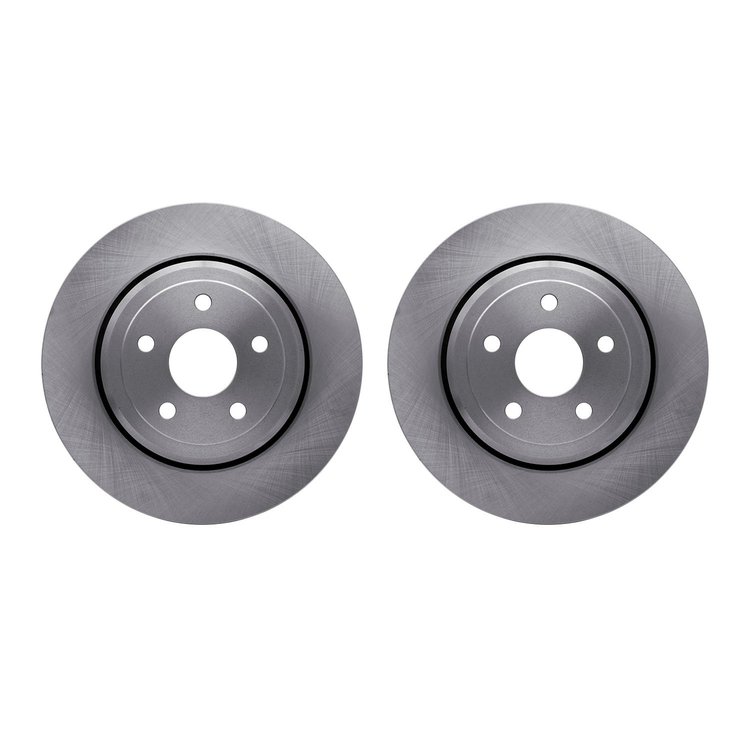 6002-42008 Brake Rotors, Fits Select Mopar, Position: Rear