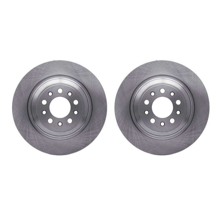 6002-42010 Brake Rotors, Fits Select Mopar, Position: Rear